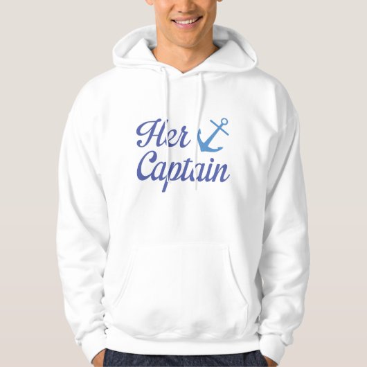 Haar kapitein hoodie (Voorkant)