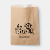 Haar kapitein trouwt bedankzakje (Voorkant)