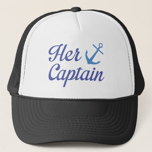 Haar kapitein trucker pet (Voorkant)