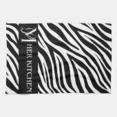 Haar Keuken Zebra Print Handdoek (Horizontaal)