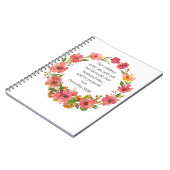 Haar kinderen staan op en noemen haar gezegend. notitieboek (Linkerzijde)