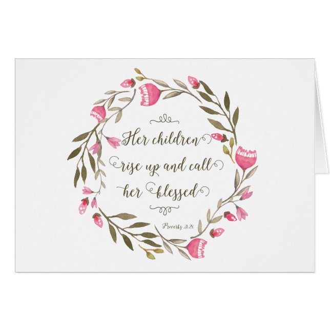 Haar kinderen staan op en noemen haar ontdaan (Voorkant Horizontaal)