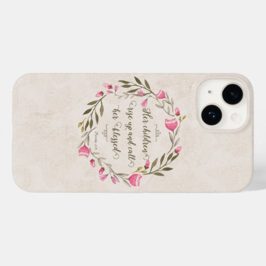 Haar kinderen staan op en noemen haar ontdaan Case-Mate iPhone case (Achterkant (horizontaal))