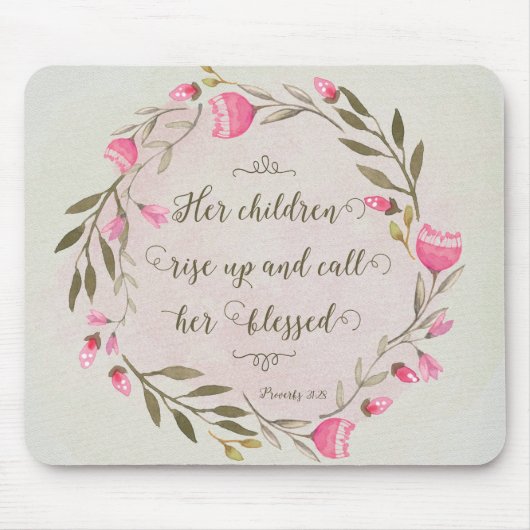 Haar kinderen staan op en noemen haar ontdaan muismat (Voorkant)