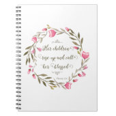 Haar kinderen staan op en noemen haar ontdaan notitieboek (Voorkant)