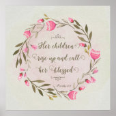 Haar kinderen staan op en noemen haar ontdaan poster (Voorkant)