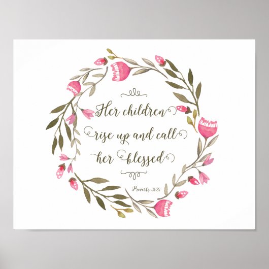 Haar kinderen staan op en noemen haar ontdaan poster (Voorkant)