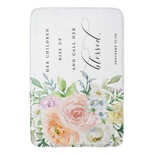 Haar kinderen staan op en noemen haar zegelbewaard badmat (Voorkant Verticaal)