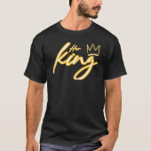 Haar King Neon Typografie T-shirt (Voorkant)