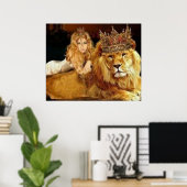 Haar King Poster (Thuiskantoor)