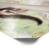 Haar kleine kitten door Emile Vernon Foto Afdruk (Hoek)