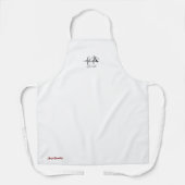 Haar knippen Schort (Voorkant)