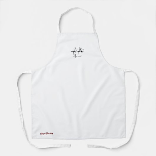 Haar knippen Schort (Voorkant)