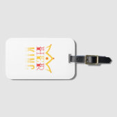 Haar koning bagagelabel (Voorkant (horizontaal))