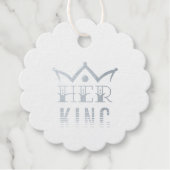 Haar koning bedankjes labels (Voorkant)