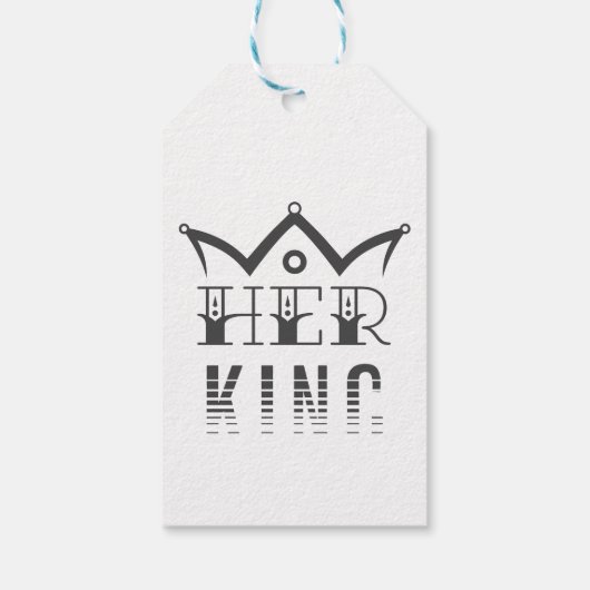 Haar Koning Cadeaulabel (Achterkant)
