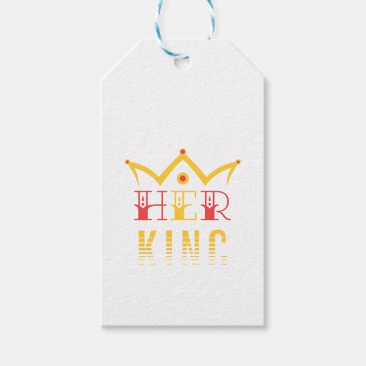 Haar koning cadeaulabel (Voorkant)