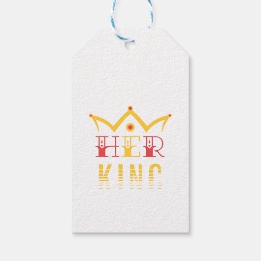 Haar koning cadeaulabel (Achterkant)