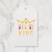 Haar koning cadeaulabels (Achterkant)