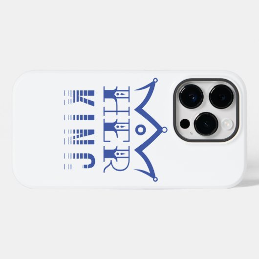 Haar koning Case-Mate iPhone case (Achterkant (horizontaal))