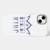 Haar koning Case-Mate iPhone case (Achterkant (horizontaal))