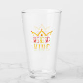 Haar koning glas (Achterkant)