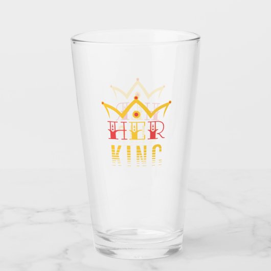 Haar koning glas (Voorkant)
