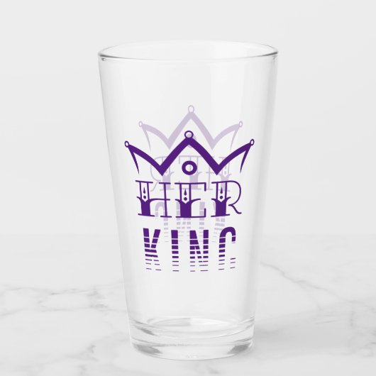 Haar koning glas (Voorkant)