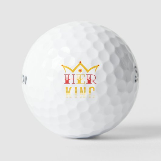 Haar koning golfballen (Voorkant)