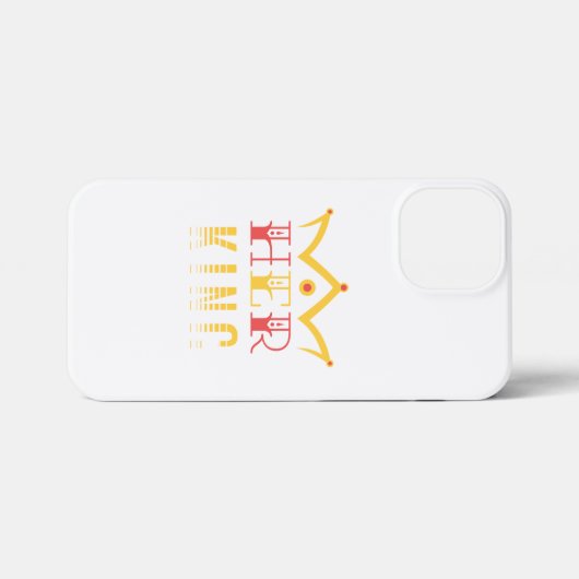 Haar koning iPhone hoesje (Achterkant horizontaal)