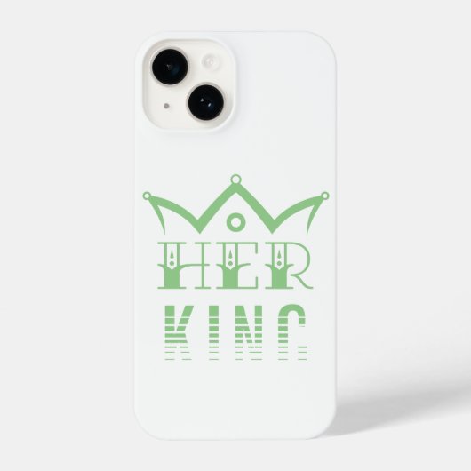 Haar koning iPhone hoesje (Achterkant)