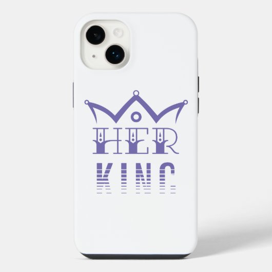 Haar koning iPhone hoesje (Achterkant)