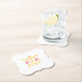 Haar koning kartonnen onderzetters (Insitu)