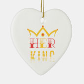 Haar koning keramisch ornament (Rechts)