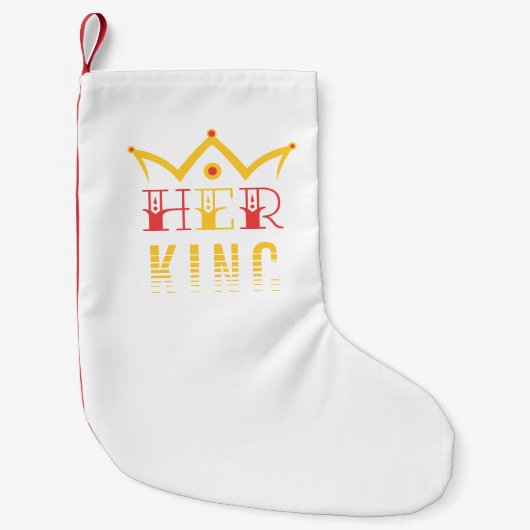 Haar koning kleine kerstsok (Voorkant)