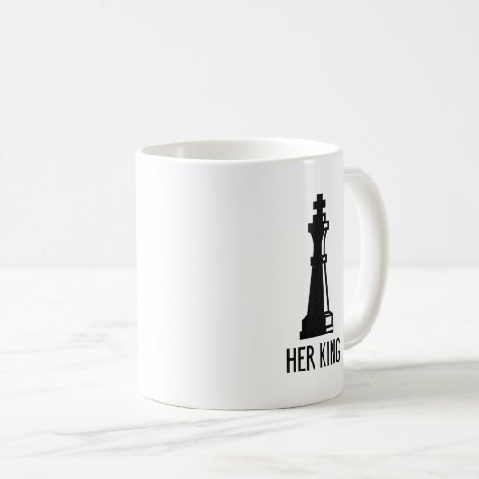 Haar koning koffiemok (Voorkant rechts)