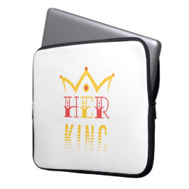 Haar koning laptop sleeve