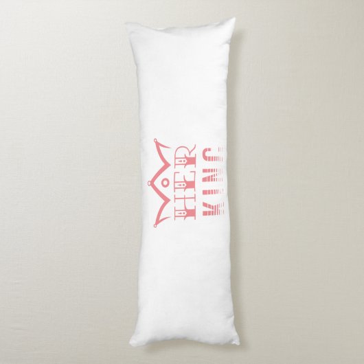 Haar koning lichaamskussen (Achterkant (Verticaal))