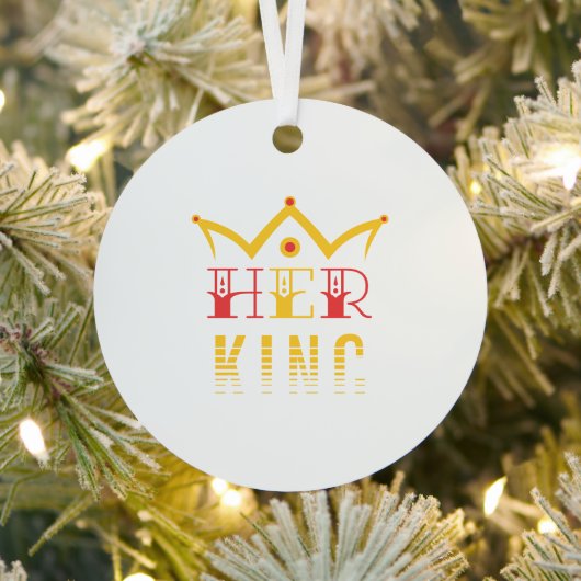 Haar koning metalen ornament (Insitu)