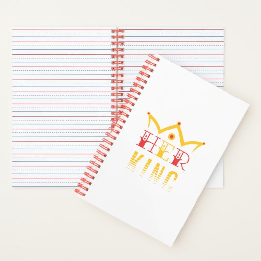 Haar koning notitieboek (Binnen)