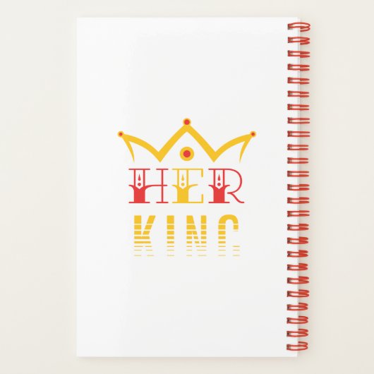 Haar koning notitieboek (Achterkant)