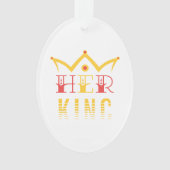 Haar koning ornament (voorkant)