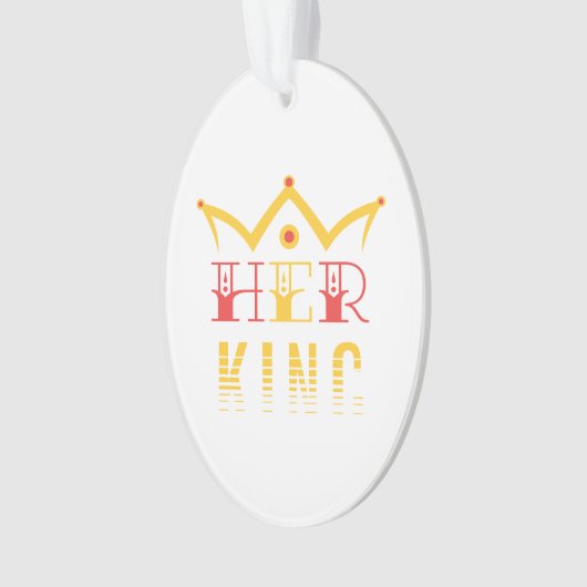 Haar koning ornament (voorkant)