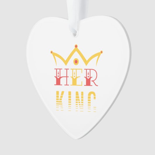 Haar koning ornament (voorkant)