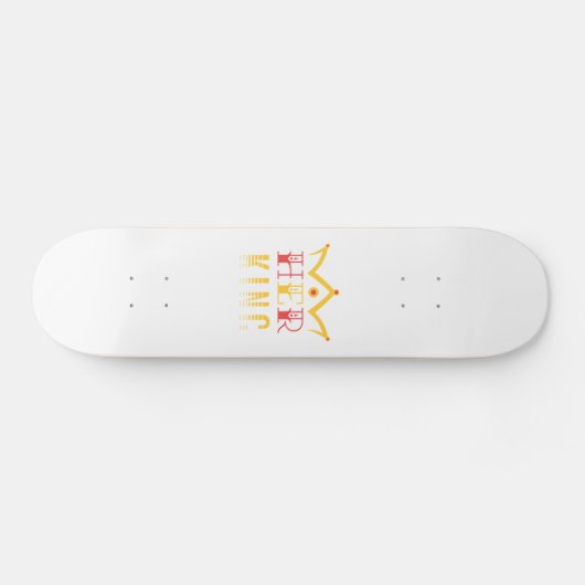 Haar koning persoonlijk skateboard (Horizontaal)
