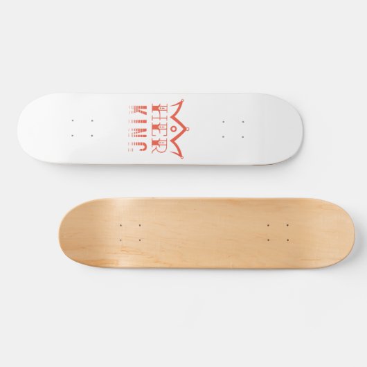 Haar koning persoonlijk skateboard (Horizontaal)