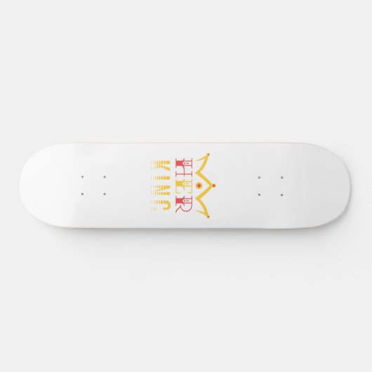 Haar koning persoonlijk skateboard (Horizontaal)