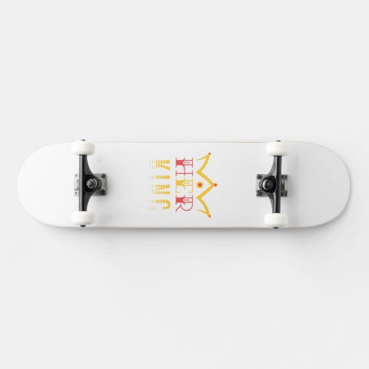 Haar koning persoonlijk skateboard (Horizontaal)