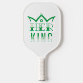 Haar koning pickleball paddle (Voorkant)