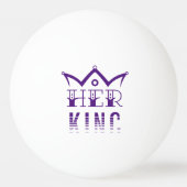 Haar koning pingpongbal (Achterkant)